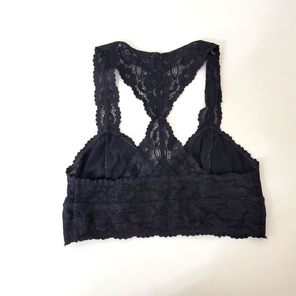 Intimately Free People Other - Intimately Free People Black Lace Racerback Bra